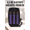VipMarketim Bluetooth Hoparlör RGB Işıklı USB SD Kart Girişli Taşınabilir
