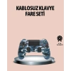 VipMarketim Bluetooth Kablosuz PS4 Gamepad Çift Motorlu Siyah Controller