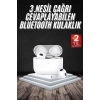 VipMarketim Bluetooth Kulaklık 3. Nesil Ios Android Uyumlu Yeni Nesil Wireless Charge