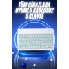 VipMarketim Bluetooth Şarj Edilebilir Mini Q Klavye Kablosuz Taşınabilir
