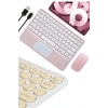 VipMarketim Bluetooth Touchpad Klavye 10.9 inch Kablosuz Wifi Q Klavye Slim