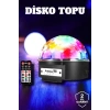 VipMarketim Bluetooth ve Uzaktan Kumandalı Çok Renkli Masaüstü Disko Topu