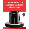 VipMarketim Büyük Boy 6 Litre Airfryer 2400W Sesli Uyarı LCD Ekran