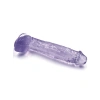 VipMarketim Büyük Boy Testisli Vantuzlu Mavi Jel Dildo 32cm