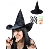 VipMarketim Cadı Kostüm Seti - Cadı Şapkası, Cadı Tırnakları, Cadı Burnu, Cadı Çenesi, Cadı Dişi