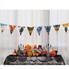 VipMarketim Cadılar Bayramı Halloween Flama Bayrak Banner Süs 8 li 3 Metre