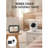 VipMarketim Canlı İzleme Özellikli Ortam Dinlemeli Bebek Monitörü Yeni Nesil