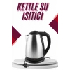 VipMarketim Çelik Su Isıtıcı Kettle Dayanıklı Paslanmaz Çelik Uzun Ömürlü