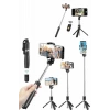 VipMarketim Cep Telefonu Tripod Standı Manyetik Selfie Sopa Bluetooth Uzaktan Kumandalı