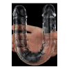 VipMarketim Çift Taraflı Şeffaf Realistik Dildo – Esnek Jelly Malzeme, 44,5 Cm