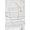 VipMarketim CM 14K Gold Renk Burgu Model 60 cm Kadın Kolye 5886