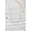 VipMarketim CM 14K Gold Renk Burgu Model 60 cm Kadın Kolye 5886