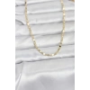 VipMarketim CM 14K Gold Renk Ezme Zincir 60 cm Kadın Kolye 5886