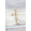 VipMarketim CM 14K Gold Renk Kalın Zincir Model Kadın Bileklik 5886