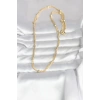 VipMarketim CM 14K Gold Renk Topçuk Model 60 cm Kadın Kolye 5886