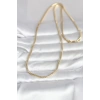 VipMarketim CM 14K Gold Renk Yılan Zincir Model 60 cm Kadın Kolye 5886