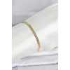 VipMarketim CM 14K Gold Renk Zincir Model Kadın Bileklik 5886