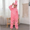 VipMarketim Çocuk Tavşan Kostümü Pembe Renk 4-5 Yaş