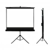 VipMarketim Codegen TX-18 TRIPOD PROJEKSİYON PERDESİ 180X180 (Arkası Siyah Fonlu - Taşınabilir Ayaklı Model)(1923)