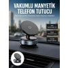 VipMarketim Çok Yönlü Döner Başlıklı Vakumlu Araç Telefon Standı – Sert Yollarda Stabil Kullanım Yeni Nesil