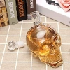 VipMarketim Crystal Head Kuru Kafa Cam Şişe 350 Ml
