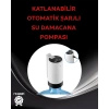 VipMarketim Damacana Üstü Akıllı Su Pompası | 3 Damacana Kullanım | 4W Güç | Micro USB Şarjlı | Katlanabilir & Taşınabilir