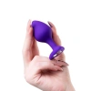 VipMarketim Diamond Heart Anal Plug Mor 8 cm