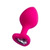 VipMarketim Diamond Heart Anal Plug Pembe 8 cm