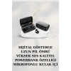 VipMarketim Dijital Göstergeli Bluetooth Kulaklık Kablosuz TWS Stereo Bluetooth 5.0