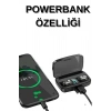 VipMarketim Dijital Göstergeli Bluetooth Kulaklık Kablosuz TWS Stereo Bluetooth 5.0