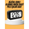 VipMarketim Dijital Masa Saati Takvim Çalar Saat Alarmlı Işıklı Led Ekran Pilli