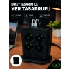 VipMarketim Dikey Priz Kulesi 8 AC Priz 4 USB 2 Type-C Çocuk Korumalı Güç Dağıtıcı