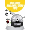 VipMarketim Disko Topu Renkli Işıklı Lazer Parti Bluetooth Bağlantılı Led Küre