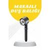 VipMarketim Duş Başlığı Yüksek Basınçlı Masaj Taraklı 3 Kademeli