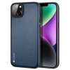 VipMarketim Dux Ducis Fino Serisi iPhone 14 6.1 inç Kılıf Premium Dokuma Silikon Kılıf-(5775)