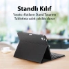 VipMarketim Dux Ducis iPad 10 (2022) TK Series Kablosuz Bluetooth Klavye Touchpad Kılıf-(5775)