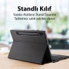 VipMarketim Dux Ducis SM Galaxy Tab S8/S7 Bluetooth Klavye Touchpad Kılıf X700-X706-T870-T875-T876B-(5775)