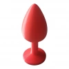 VipMarketim Ecotoy 10cm Anal Tıkaç (Butt Plug) - Büyük Boy Kırmızı
