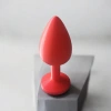 VipMarketim Ecotoy 10cm Anal Tıkaç (Butt Plug) - Büyük Boy Kırmızı