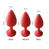 VipMarketim Ecotoy 10cm Anal Tıkaç (Butt Plug) - Büyük Boy Kırmızı