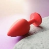 VipMarketim Ecotoy 3lü Anal Tıkaç Seti - 3 Boy Kırmızı (Butt Plug)