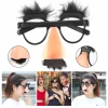 VipMarketim Eğlenceli Kılık Değiştirme Kaş Bıyık Mizah Gözlüğü 9x13 cm