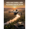 VipMarketim Ekranlı Kumandalı Çift Kameralı Drone ile Havadan Çekim