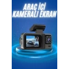 VipMarketim Ekranlı Sürüş Kaydedici DVR Ön ve Arka Kameralı Full HD Çözünürlüklü