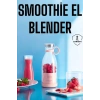 VipMarketim El Blender Bardak Blender Şarjlı Taşınabilir Meyve Sıkcağı Smoothie