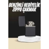 VipMarketim Erkeklere Özel Hediyelik Eşya Zippo Metalik Benzinli Çakmak Doldurulabilir