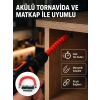 VipMarketim Esnek Bits Uç Seti 12 Parça Manyetik Adaptörlü Matkap Tornavida Aksesuarı