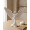 VipMarketim Estetik Melek Kadın Figürlü 3D Dekoratif Biblo Modern Salon Dekoru