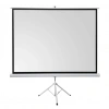 VipMarketim Everest TPP-240 240x200 TRIPOD PROJEKSİYON PERDESİ Arkası Siyah Fonlu Taşınabilir Ayaklı Model(1923)