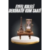VipMarketim Eyfel Kuleli Kum Saati Dekoratif Hediyelik Eşya Retro Eyfel Kulesi